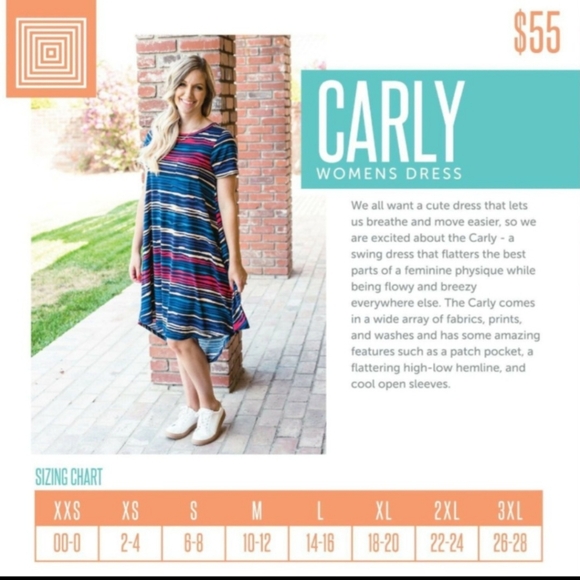 LuLaRoe Carly Dress - Picture 4 of 4